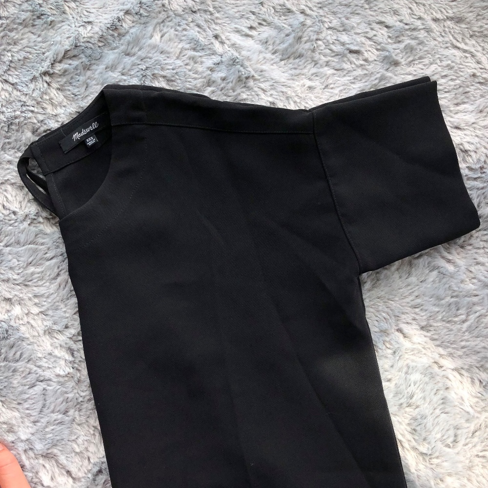 NWOT Madewell Blouse with Bow-Back Tie